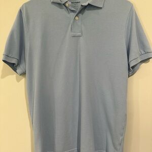 Old Navy Men's Light Blue Polo Shirt